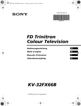Sony kv 32 fx 66 Manuale del proprietario