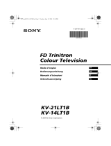 Sony KV-21LT1B Manuale del proprietario