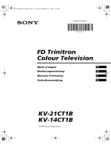 Sony KV-21CT1B Manuale del proprietario