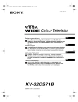 Sony KV-32CS71 Manuale del proprietario