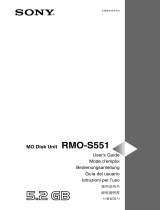 Sony RMO-S551 Manuale del proprietario