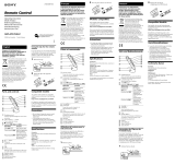 Sony RM-MC35ELK Manuale utente