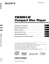 Sony CDX-GT50UI Manuale utente