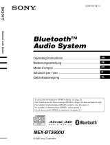 Sony MEX-BT3600U Manuale del proprietario