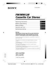 Sony XR-CA370X Manuale utente