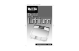 Tanita Digital Lithium HD-370 Manuale del proprietario