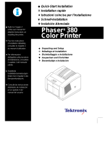 Tektronix PHASER 380 Manuale utente