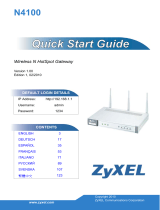 ZyXEL N4100 Manuale del proprietario