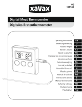 Xavax Digital Meat Thermometer Manuale utente