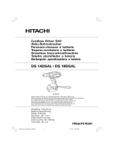 Hitachi DS 14DSAL Manuale del proprietario