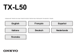 ONKYO TX-L50 Manuale del proprietario
