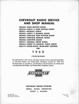 Chevrolet 985396 Radio Service And Shop Manual