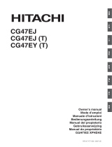 Hitachi CG47EY (T) Manuale del proprietario