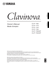Yamaha Clavinova Digital Piano Manuale utente