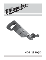Milwaukee HDE 13 RQD Manuale utente
