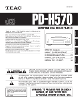 TEAC PD-H570 Manuale del proprietario
