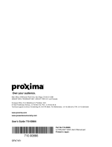 Proxima Ultralight S520 Manuale utente