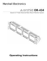 Marshall Electronics Orchid OR-434 Operating Instructions Manual