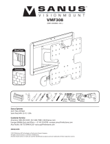 Sanus VisionMount VMF308 Manuale utente