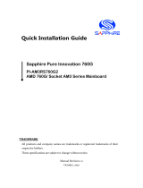 Sapphire Audio Pure Innovation 760G Quick Installation Manual