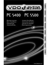 VDO PC 5400 Mounting instructions
