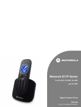 Motorola D1103P Manuale utente