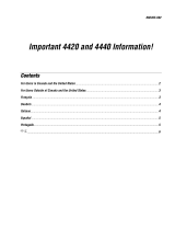 Intermec EasyCoder 4440 Supplementary Manual