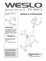 Weslo Pursuit R 60 Manuale D'istruzioni
