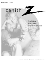 Zenith HealthView H2050DT Installation And Operating Manual, Warranty