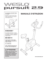 Weslo Pursuit 2.9 Bike Manuale D'istruzioni