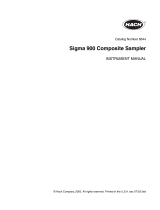 Hach SIGMA 900 Manuale utente