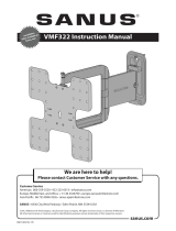 Sanus VMF322 Manuale utente
