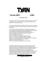 Tyan THUNDER K8SR Manuale utente