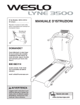Weslo Lyne 3500 Treadmill Manuale D'istruzioni