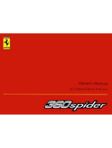 Ferrari 2002 360 Spider Manuale del proprietario