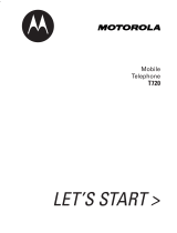 Motorola T720 CDMA Manuale utente