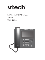 VTech ErisTerminal VSP861 Manuale utente
