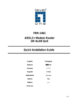 LevelOne ADSL2 FBR-1461 Manuale utente