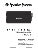 Rockford Fosgate Prime R600-5 Guida utente