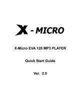 X-Micro XMP3A-F2G Guida Rapida