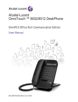 Alcatel-Lucent OmniTouch 8012 Manuale utente