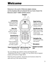 Motorola C332 Manuale utente