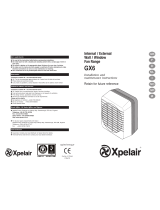 Xpelair GX6T Installation And Maintenance Instructions Manual