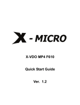 X-Micro XMP3Y-F2G Guida Rapida