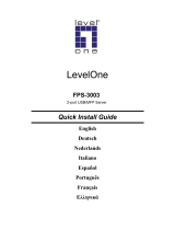LevelOne ServCon FPS-3003 Manuale utente