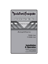 Rockford Fosgate Power T500-1bd Manuale utente