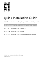 LevelOne HVE-9111R Quick Installation Manual