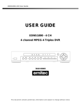 ERNITEC EDNS1000 - 4 CH Manuale utente