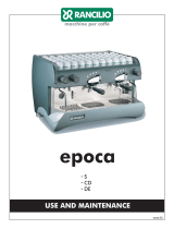 Rancilio Epoca E1 Use and Maintenance Manual