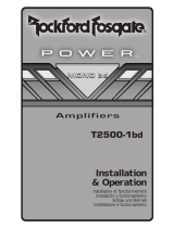 Rockford Fosgate T2500-1bd CP Istruzioni per l'uso